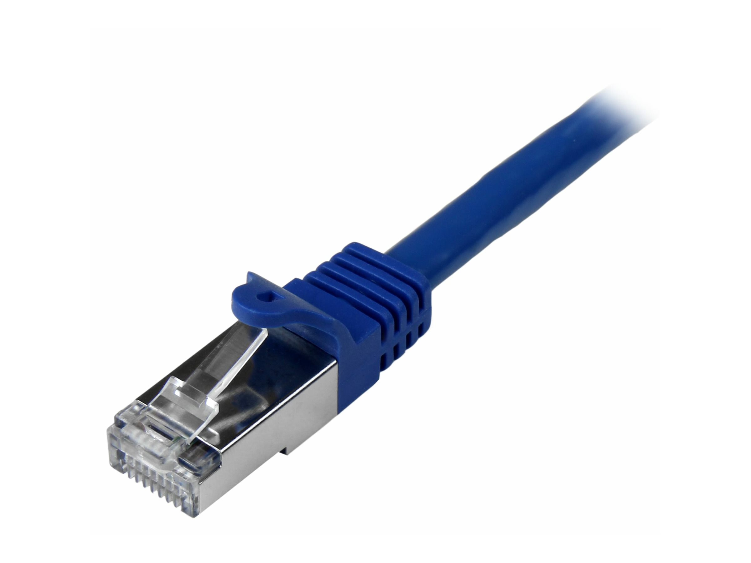 StarTech.com Startech 3m CAT6 Ethernet Cable, 10 Gigabit Shielded Snagless RJ45 100W PoE Patch Cord, CAT 6 10GbE SFTP Network Cable w/Strain Relief, Blue, Wiring is UL Certified/TIA - Category 6 - 26AWG (N6SPAT3MBL)