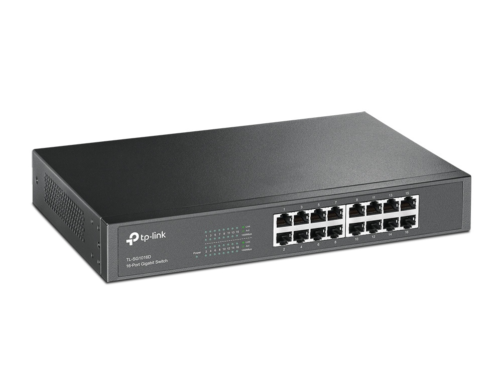 TP-LINK TL-SG1016D 16-Port Gigabit Switch - Switch, Ansicht 4
