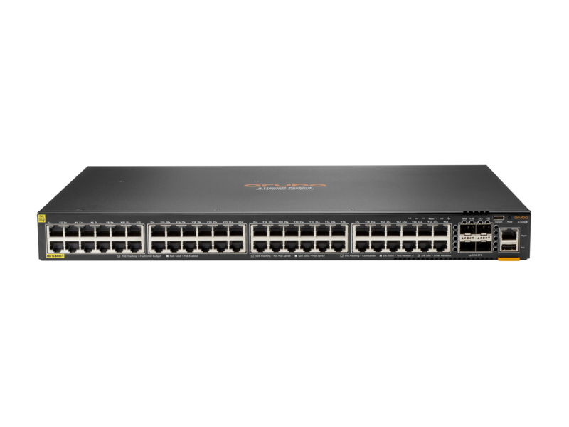 HPE Aruba 6300F - Switch - L3 - managed - 48 x 10/100/1000 (PoE+), Ansicht 2