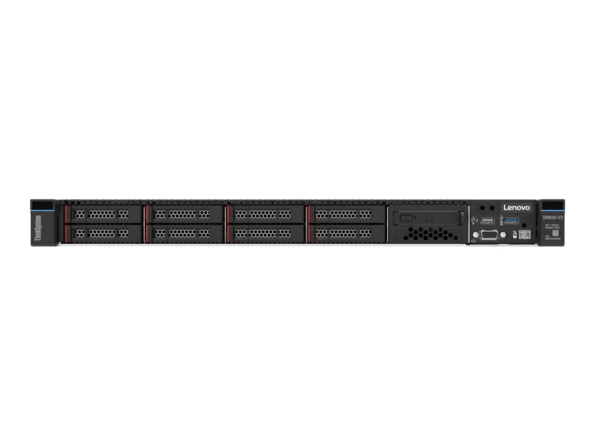 Lenovo ThinkSystem SR630 V3 7D73 - Server - Rack-Montage - 1U - zweiweg - 1 x Xeon Gold 5415+  2.9 GHz - RAM 64 GB - SAS - Hot-Swap 6.4 cm (2.5)