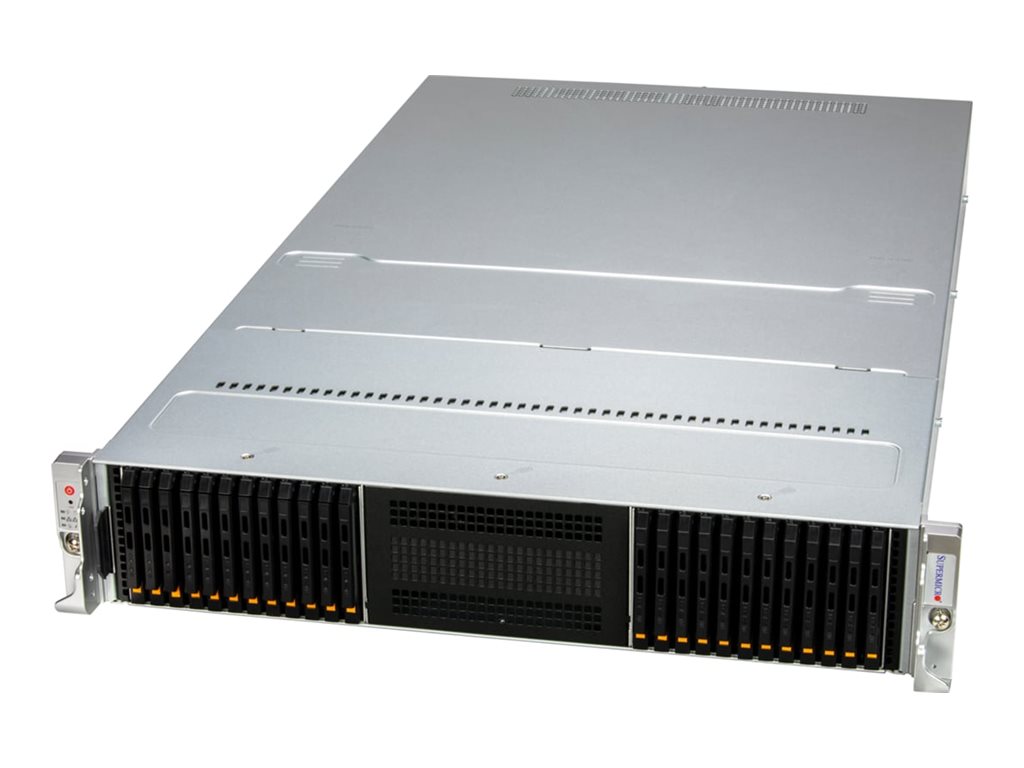 Supermicro Storage SuperServer 221E-NE324R - Server - Rack-Montage - 2U - zweiweg - keine CPU - RAM 0 GB - NVMe - Hot-Swap EDSFF E3.S (EDSFF E3.S)
