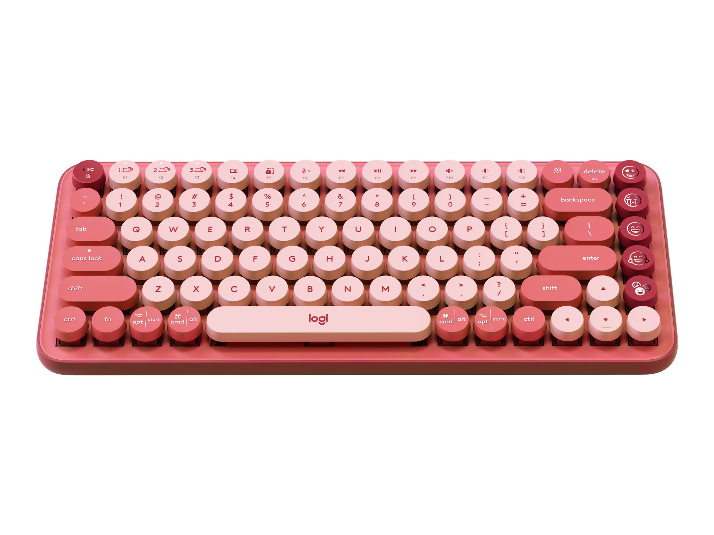 Logitech POP Keys - Tastatur - kabellos - Bluetooth LE Bluetooth 5.1