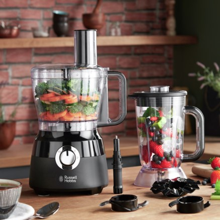 Russell Hobbs Küchenmaschine - 600 W - mattschwarz, Ansicht 4