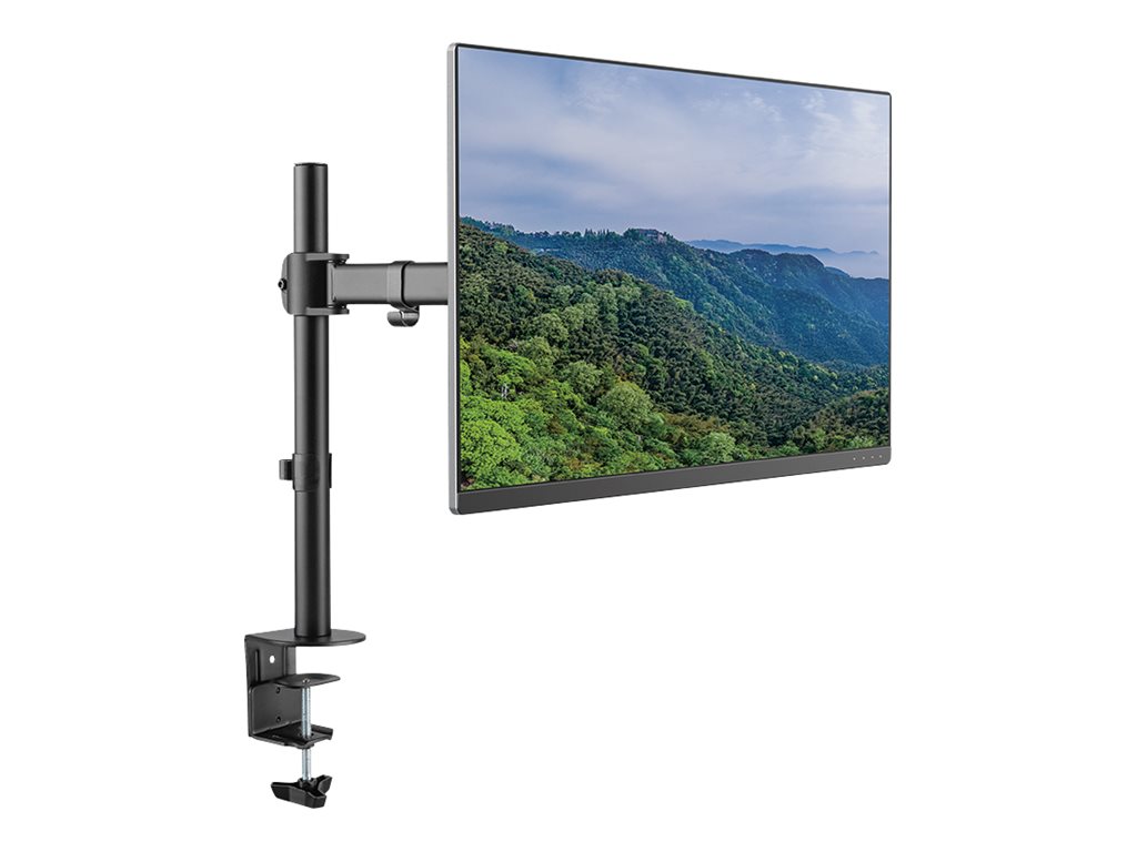 LogiLink Befestigungskit - einstellbarer Arm - für LCD-Display - fester, kaltgepresster Stahl - Bildschirmgröße: 33-68.6 cm (13"-27")