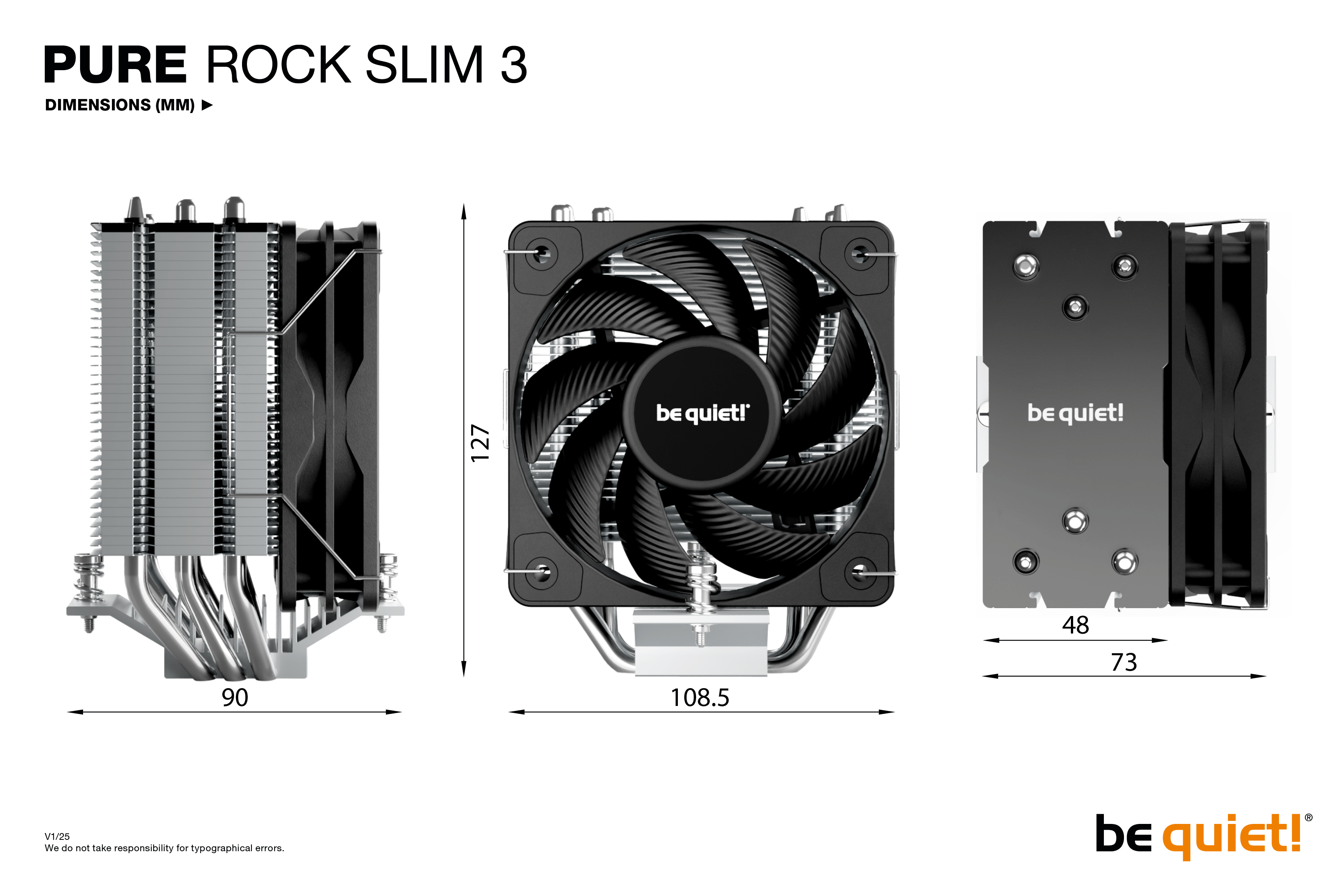 Be Quiet! PURE ROCK SLIM 3, Ansicht 2