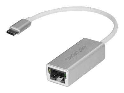 StarTech.com USB-C to Gigabit Ethernet Adapter - Aluminum - Thunderbolt 3 Port Compatible - USB Type C Network Adapter (US1GC30A) - Netzwerkadapter - USB-C