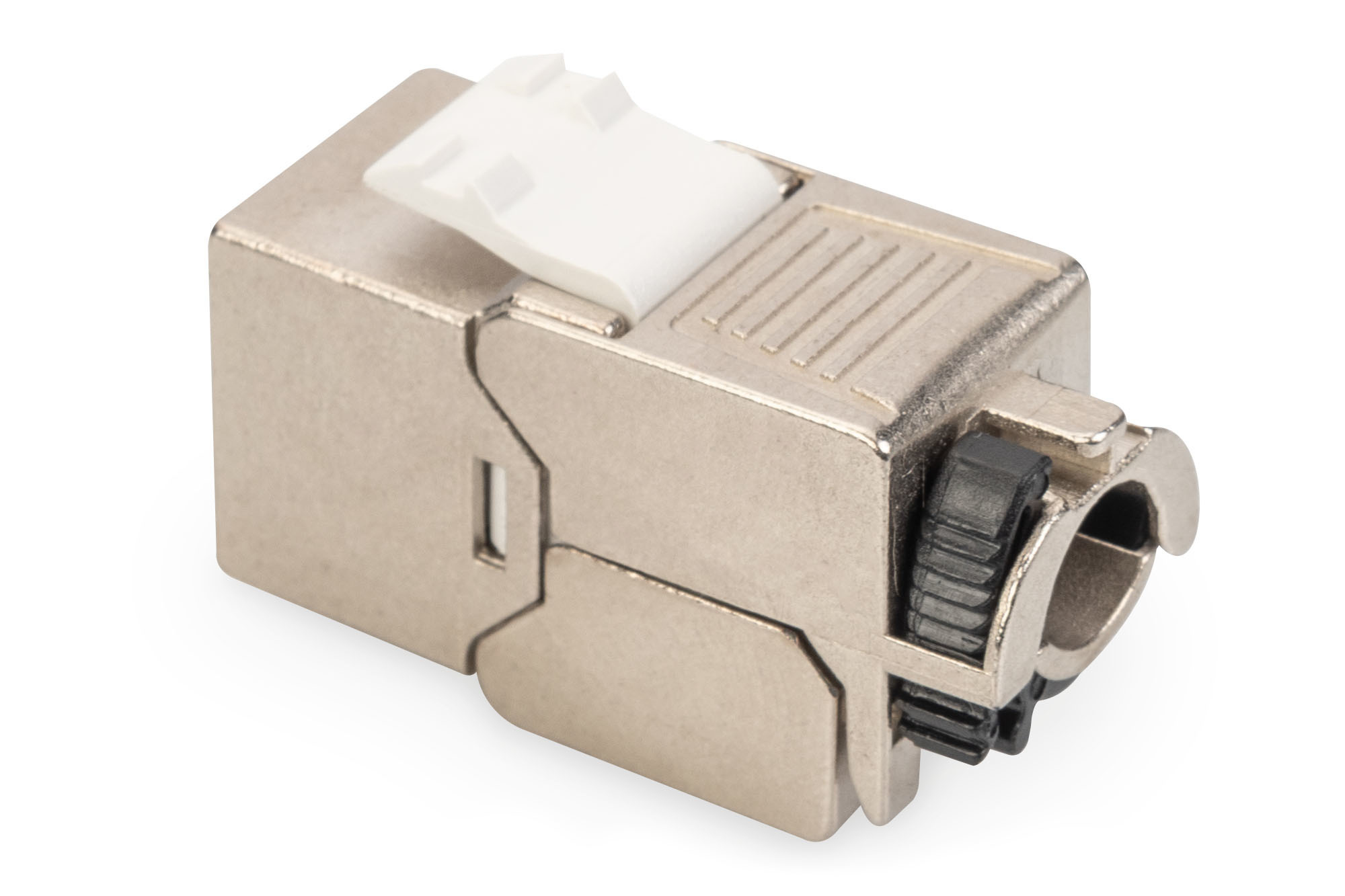 DIGITUS CAT 6A Keystone Modul, geschirmt mit intelligentem Kabelmanager, Set (24 Stück), Ansicht 4