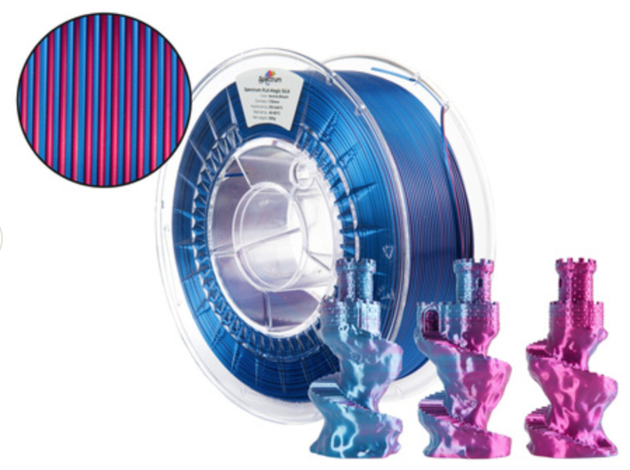 Spectrum Filaments Filament Spectrum· PLA Magic SILK· AURORA BLOOM· 1.75mm· 1kg, Ansicht 2
