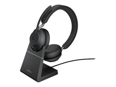 Jabra Evolve2 65 MS Stereo - Headset - On-Ear - Bluetooth - kabellos - USB-C