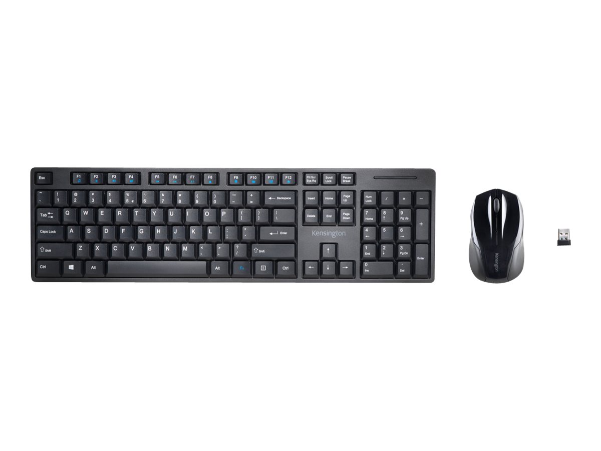 Kensington Pro Fit Low-Profile Desktop Set - Tastatur-und-Maus-Set (K75230DE)