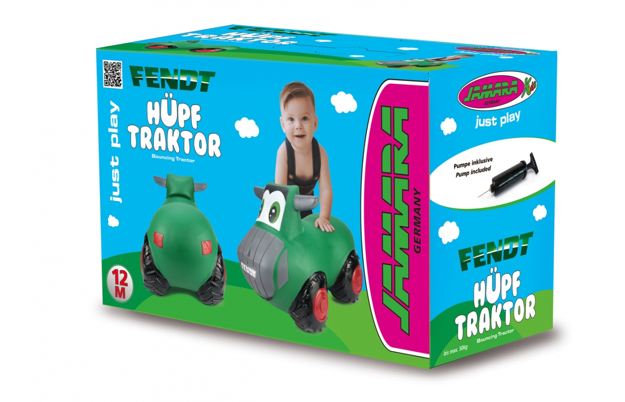 JAMARA Fendt Hüpftraktor mit Pumpe - 1 Jahr(e) - Schwarz - Grün, Ansicht 2