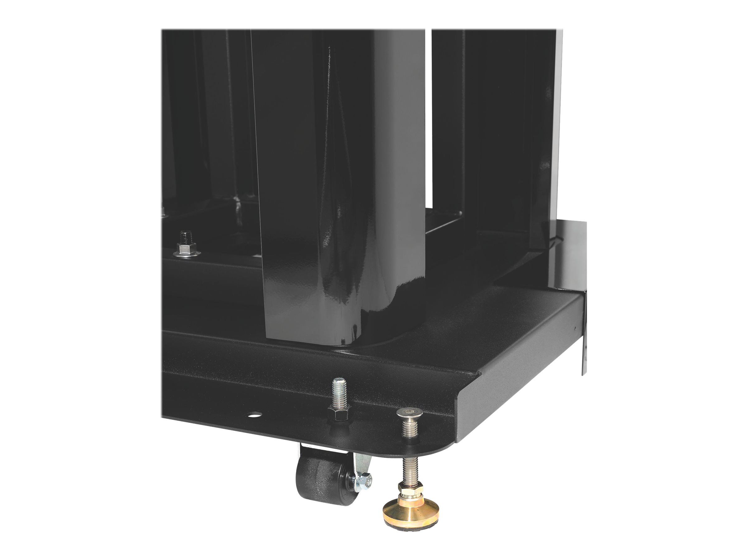 Peerless AV Ultra Stretch Portrait Kiosk KIP586-3LG-EUK - Aufstellung - für 3 LCD-Anzeigen - glänzend schwarze Pulverbeschichtung - Bildschirmgröße: 218.4 cm (86)