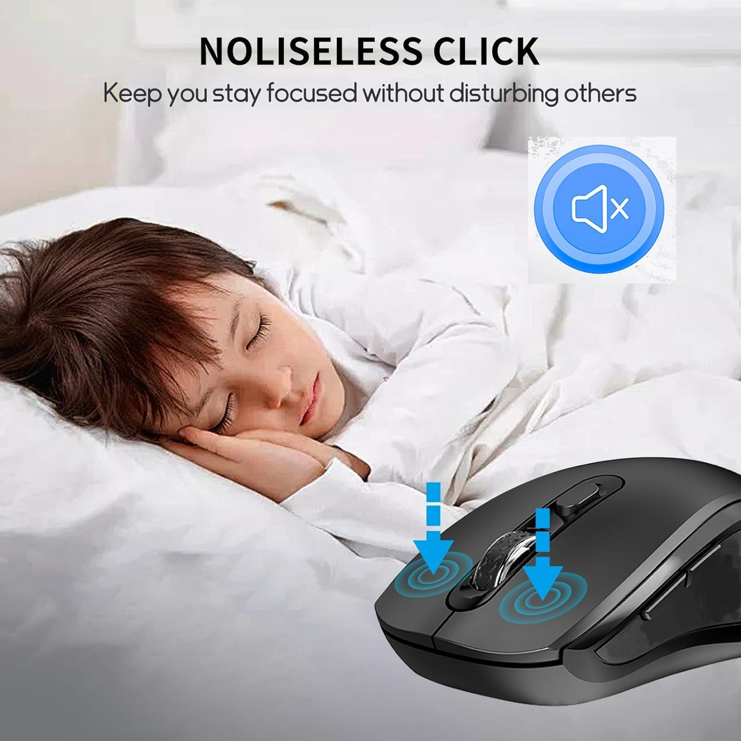 Equip Kompaktmaus Wireless Dual Mode 6Btn L+R schwarz, Ansicht 4