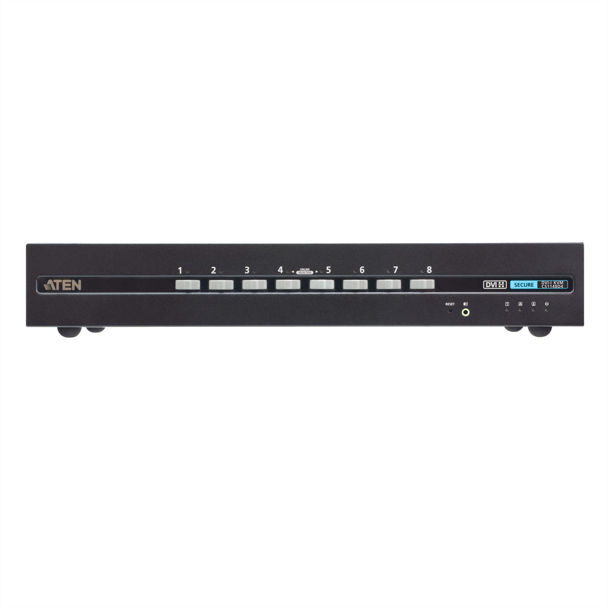 ATEN CS1148D4 USB 4K DVI Dual Display Secure KVM - KVM-Umschalter - 8-Port