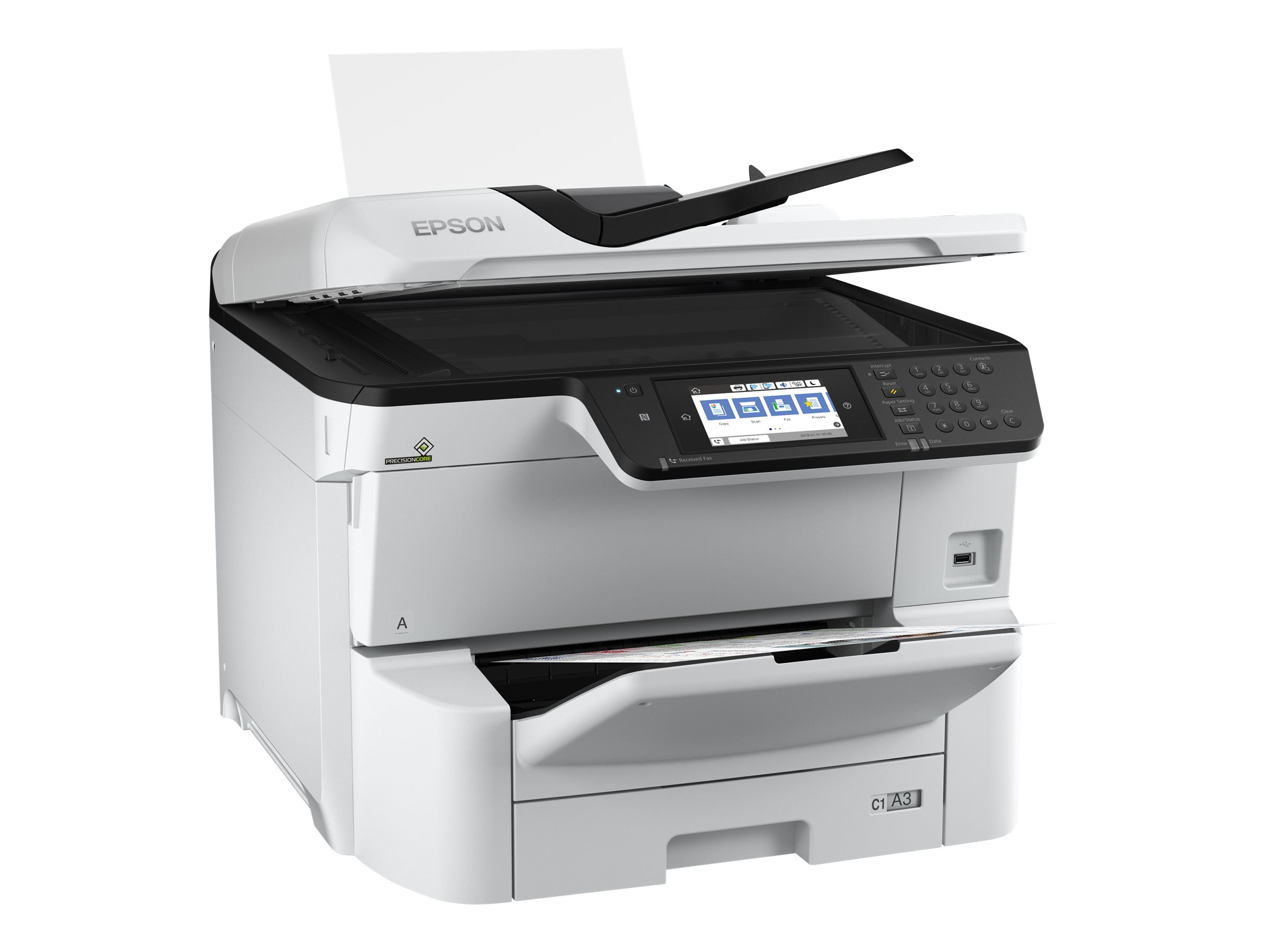 Epson WorkForce Pro WF-C8690DWF - Multifunktionsdrucker - Farbe - Tintenstrahl - A3 (Medien)
