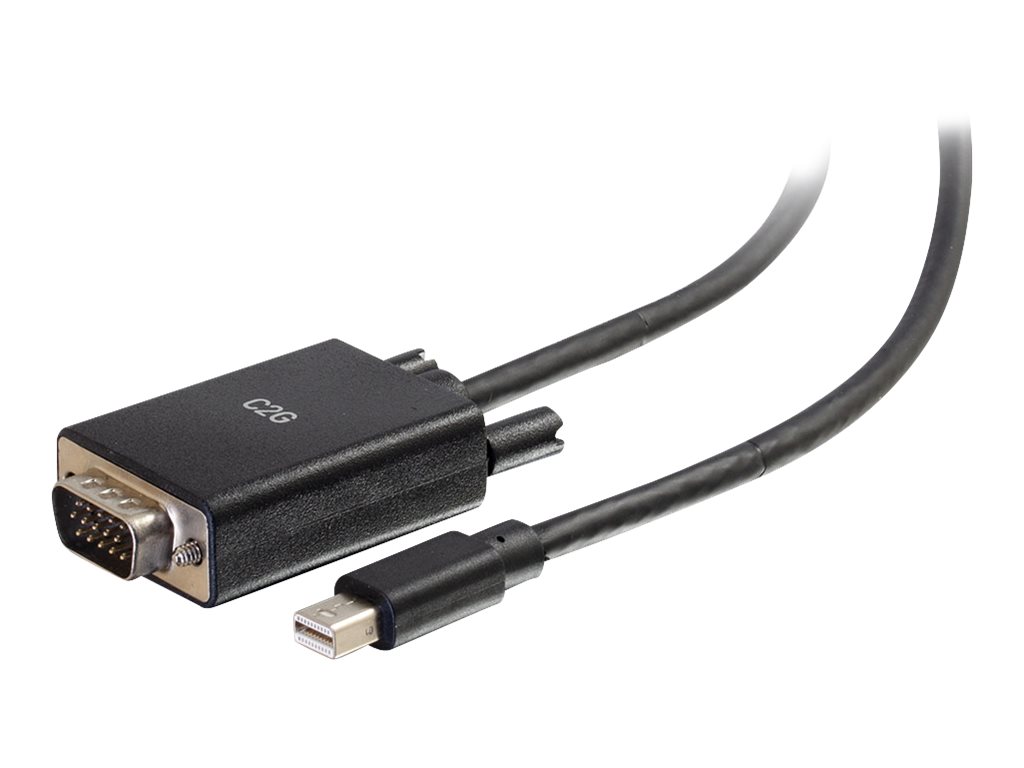 C2G 6ft Mini DisplayPort Male to VGA Male Active Adapter Cable