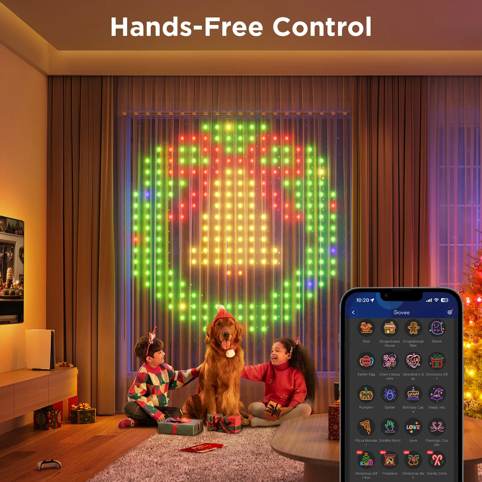 Govee Netflix WIFI & Bluetooth Curtain Lighting, Ansicht 3