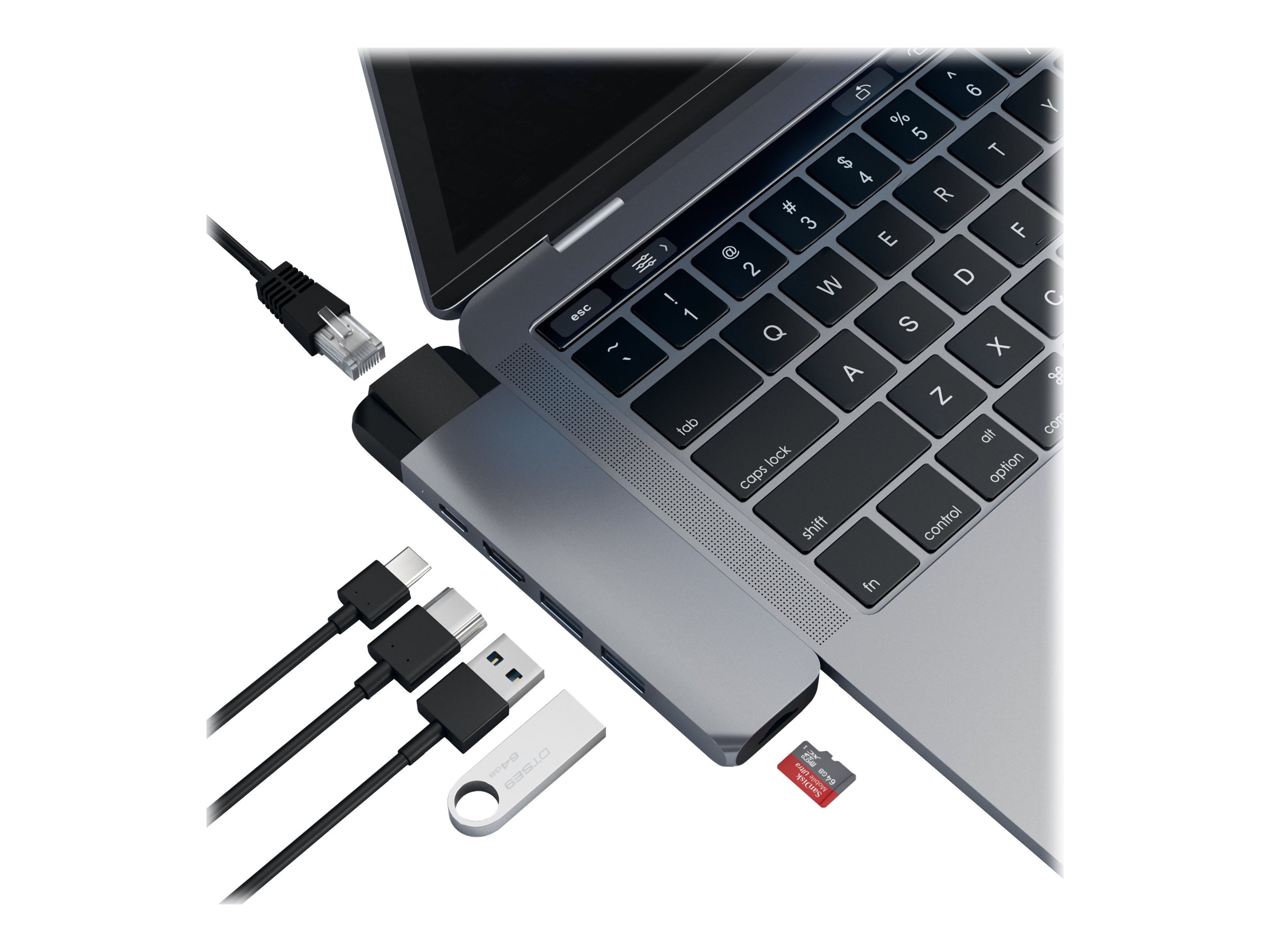 Satechi Aluminum Type-C Pro Hub with Ethernet, Ansicht 2