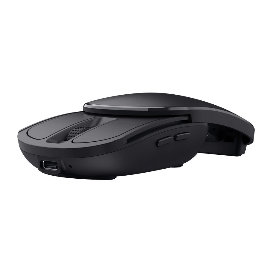 Trust Zylo Foldable Pocket Wireless Mouse schwarz, USB, Ansicht 2
