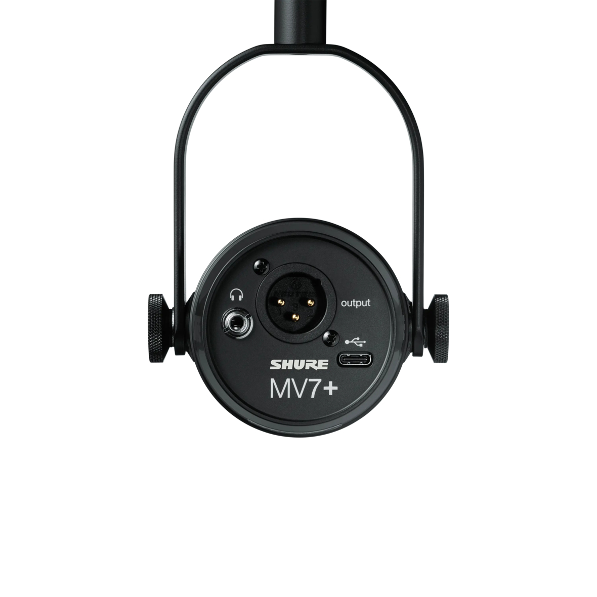 Shure MV7+-K - Mikrofon - 3-poliger XLR, USB, Ansicht 3