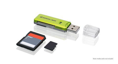 IOGEAR GFR204SD - microSDHC,SD,SDHC,SDXC - Grün - Windows XP - Windows Vista - Windows 7 Mac OS X v10.3.9, Ansicht 2