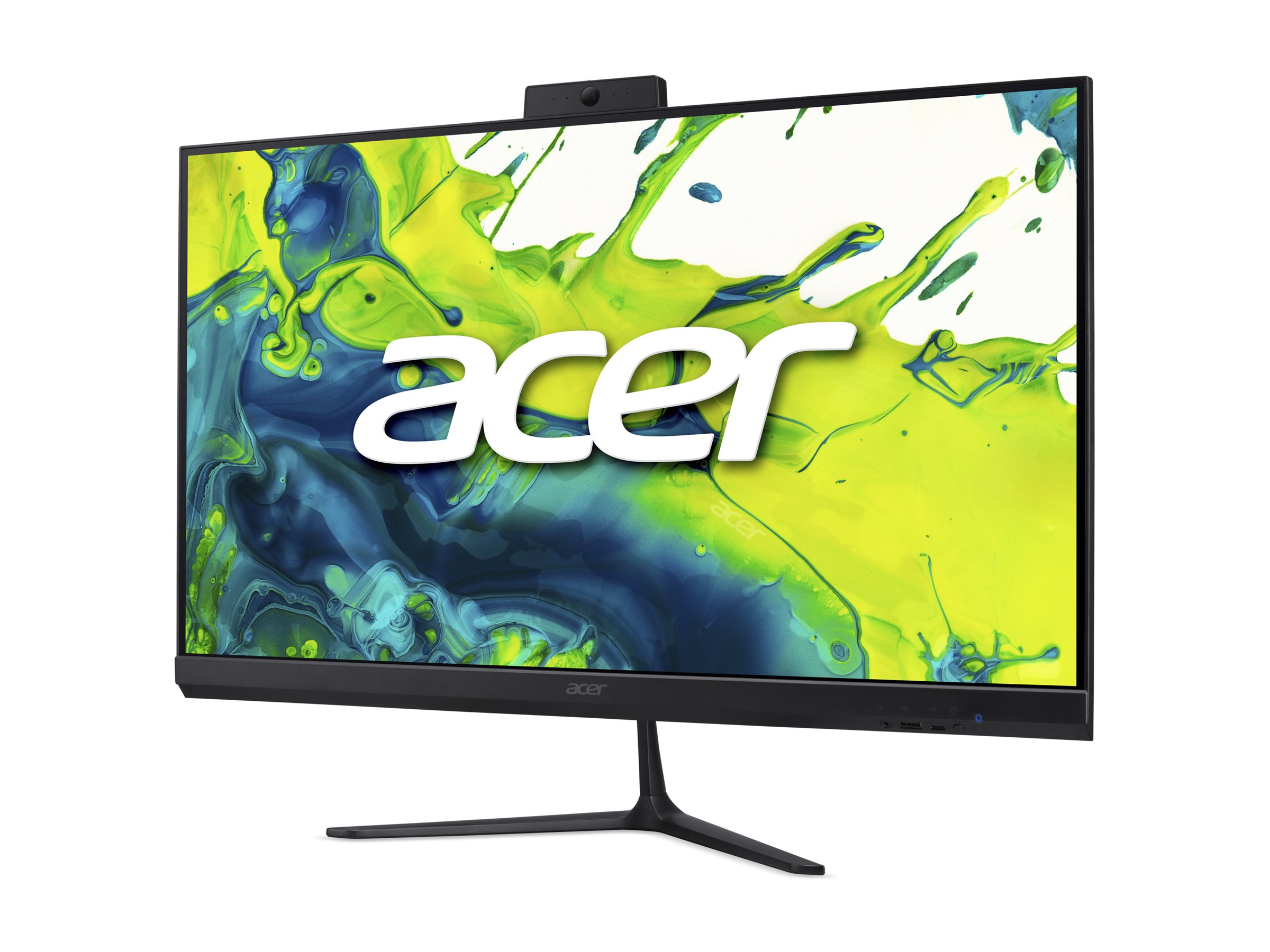 Acer Aspire C 27 C27-2G - All-in-One (Komplettlösung) - Core 5 120U / 1.4 GHz - RAM 16 GB - SSD 1.024 TB - Intel Graphics - Wi-Fi 6, 1GbE, Bluetooth 5.2 - WLAN: 802.11a/b/g/n/ac/ax, Bluetooth 5.2 - Win 11 Home - Monitor: LED 68.6 cm (27")