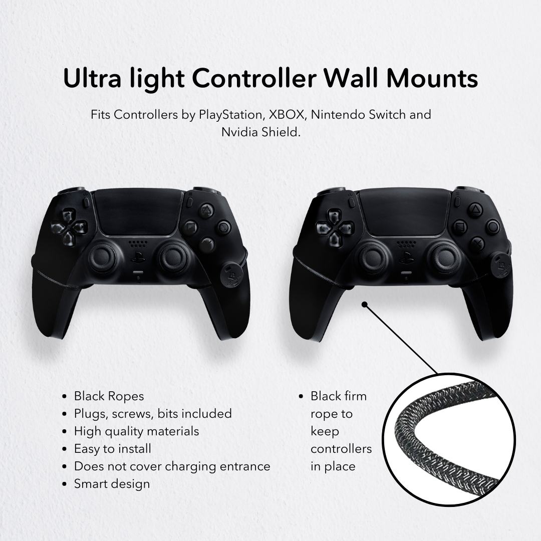 Floating Grip FG-PSCO-151B - PlayStation 5 - Wandhalterung - Schwarz - Kunststoff - Stahl - Sony - Dänemark, Ansicht 2