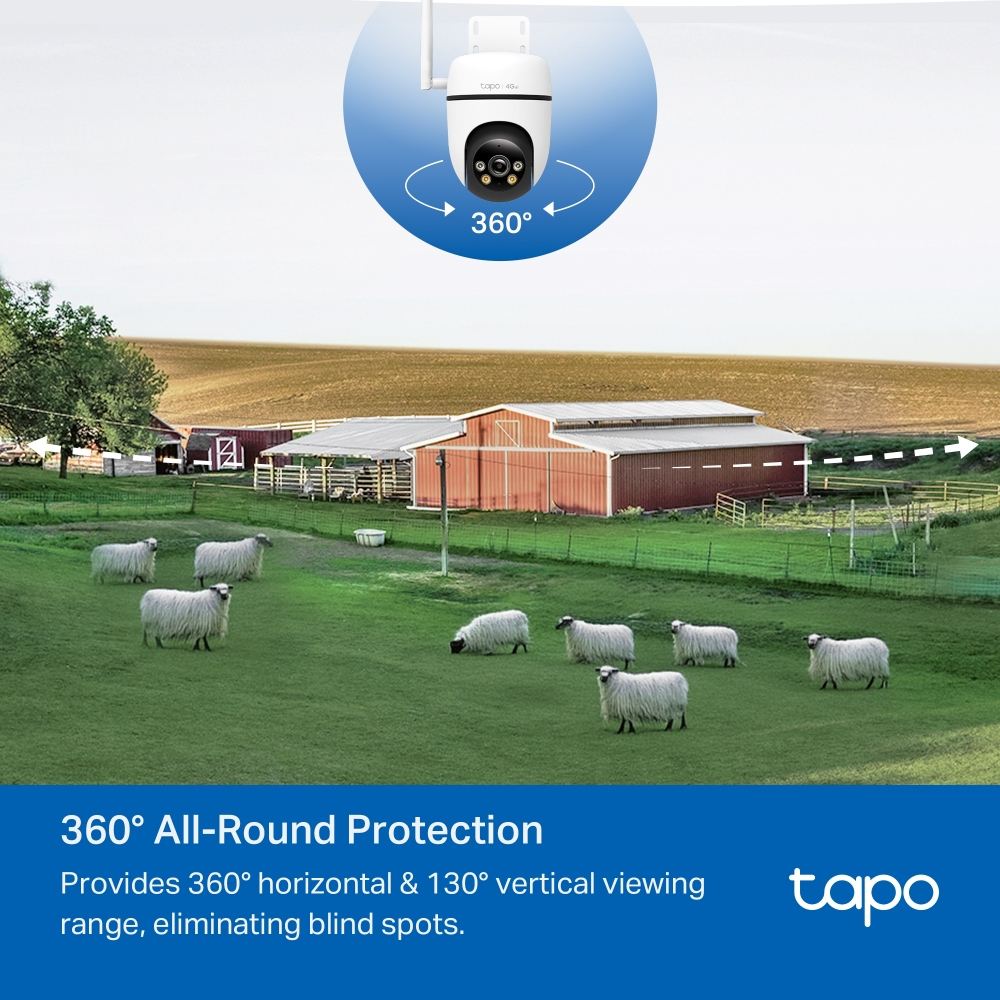 TP-LINK Outdoor Pan/Tilt 4G LTE Camera, Ansicht 4
