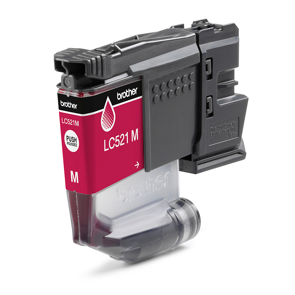 Brother LC521M - Magenta - original - Kissen-Pack, Ansicht 2