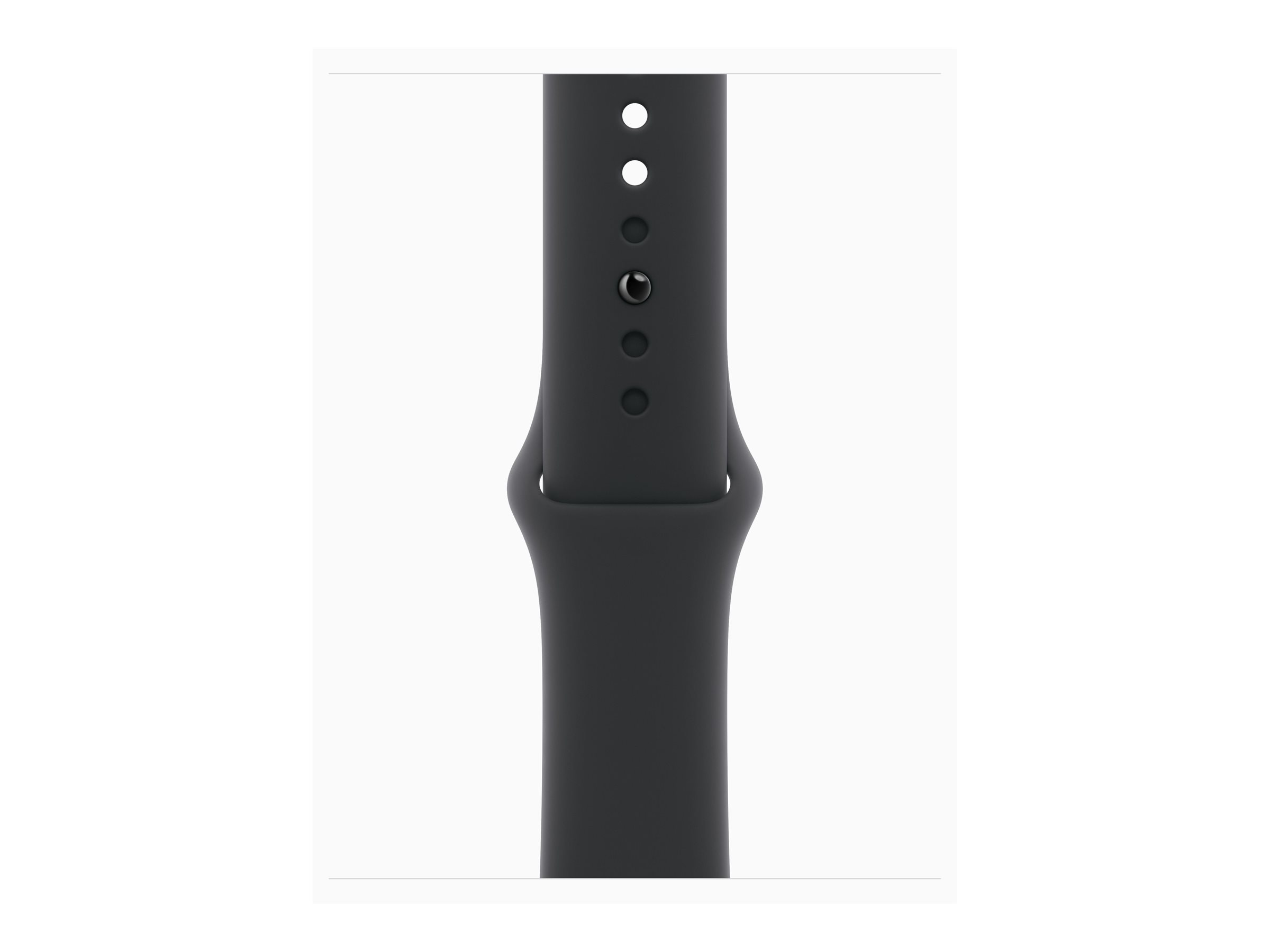 Apple Watch Series 10 (GPS + Cellular) - 42 mm - Schiefertitan - mit Sportband - schwarz - Bandgröße: M/L, Ansicht 3