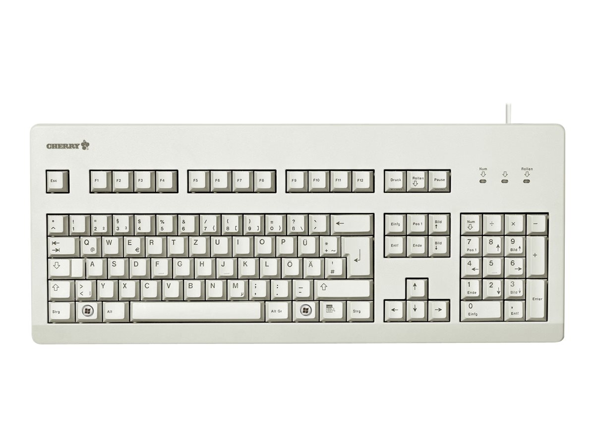 Cherry G80-3000 - Tastatur - PS/2, USB - GB