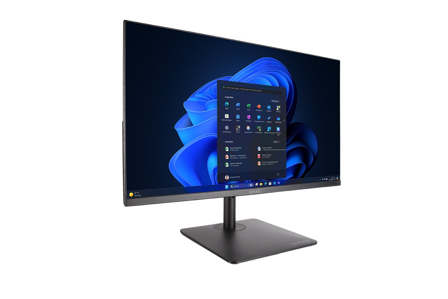 TERRA PC-BUSINESS BUSINESS 1000 - All-in-One mit Monitor - RAM: 16 GB DDR4 - HDD: 500 GB