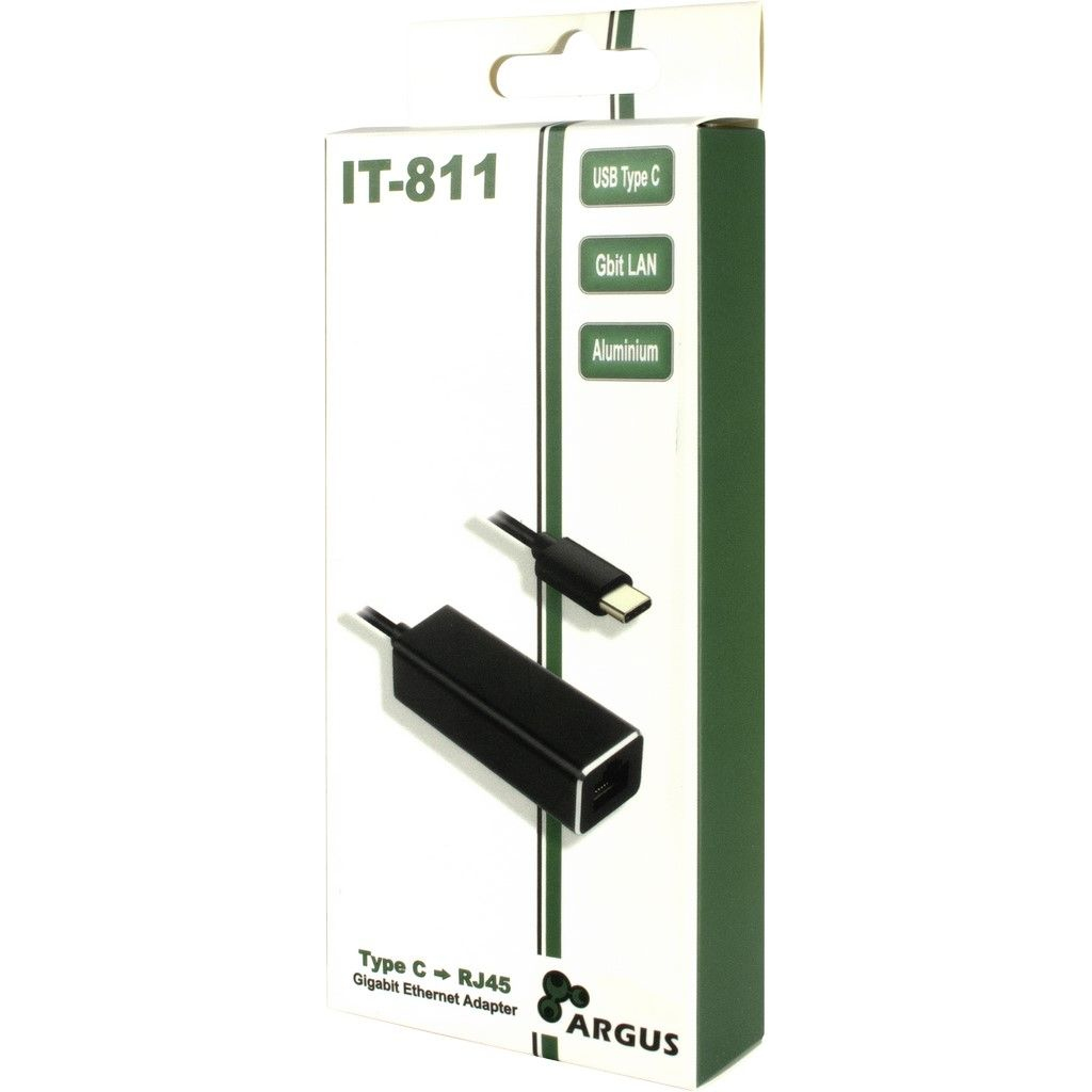 Inter-Tech Argus IT-811 - Netzwerkadapter - USB-C - Gigabit Ethernet, Ansicht 4