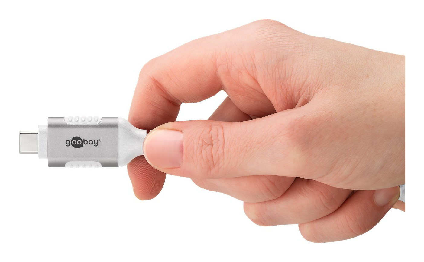 Goobay Ethernet-Kabel USB-C 3.1 auf RJ45 2 m - verbindet Router Modem oder - Modem - 1.000 Mbps, Ansicht 3