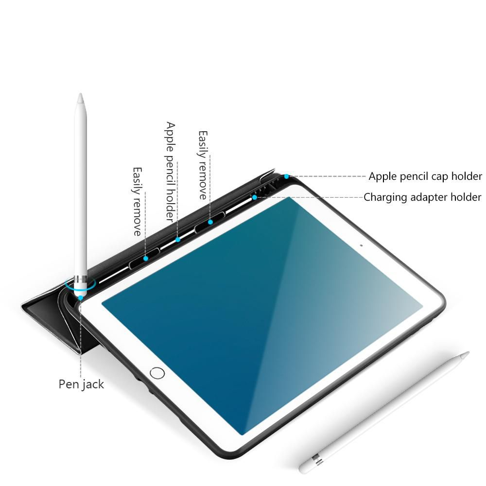 eSTUFF Pencil case - Bildschirmschutz für Tablet - Polyurethan-Kunstleder, Thermoplastisches Polyurethan (TPU), Ansicht 2