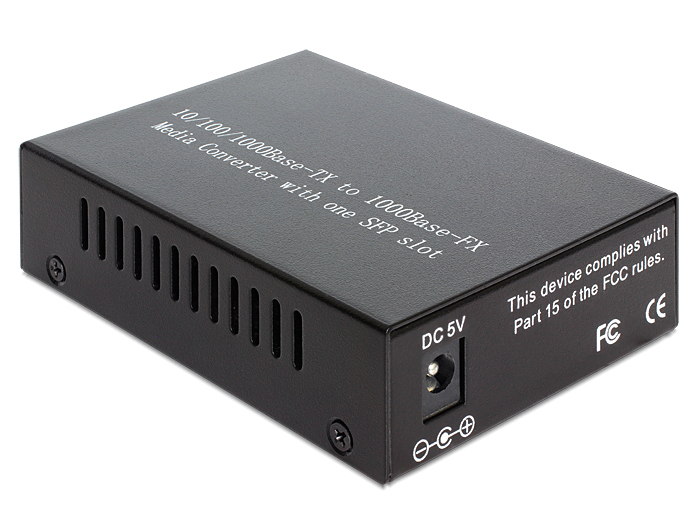 Delock Media Converter 1000Base-T to SFP - Medienkonverter - 1GbE - 10Base-T, 1000Base-LX, 1000Base-SX, 100Base-TX, …, Ansicht 4