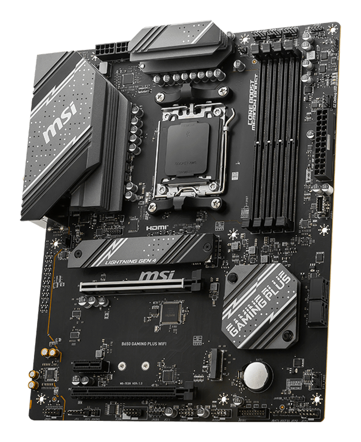 MSI B650 GAMING PLUS WIFI - Motherboard - ATX - Socket AM5 - AMD B650 Chipsatz, Ansicht 3