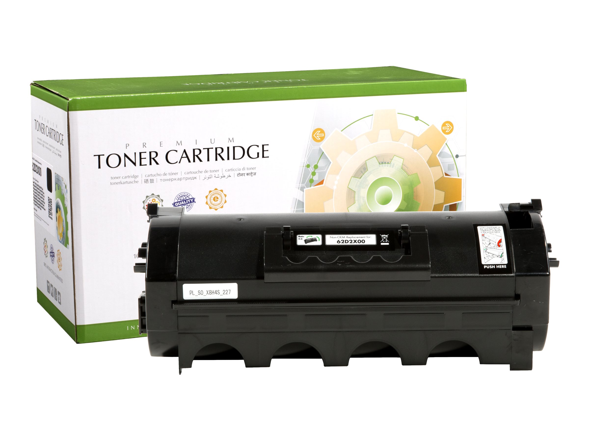 Static Control Schwarz - kompatibel - Tonerpatrone (Alternative zu: Lexmark 622X)