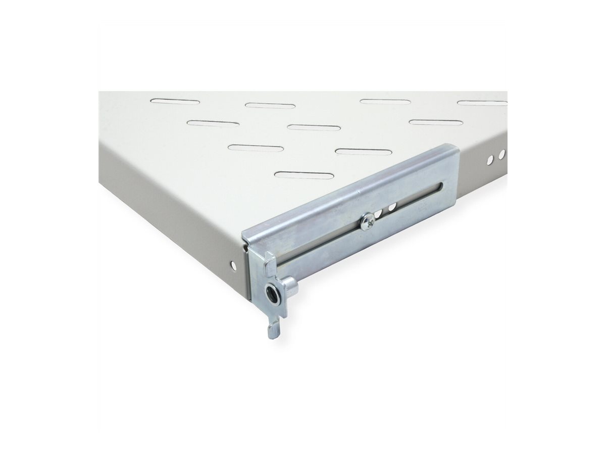 ROLINE 19 Zoll Fachboden 1 HE 770 T 50 kg grau, Ansicht 4