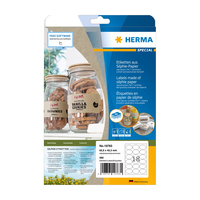 HERMA 10763 - Braun - Ellipse - Dauerhaft - 635 x 423 - Papier - LaserInkjet