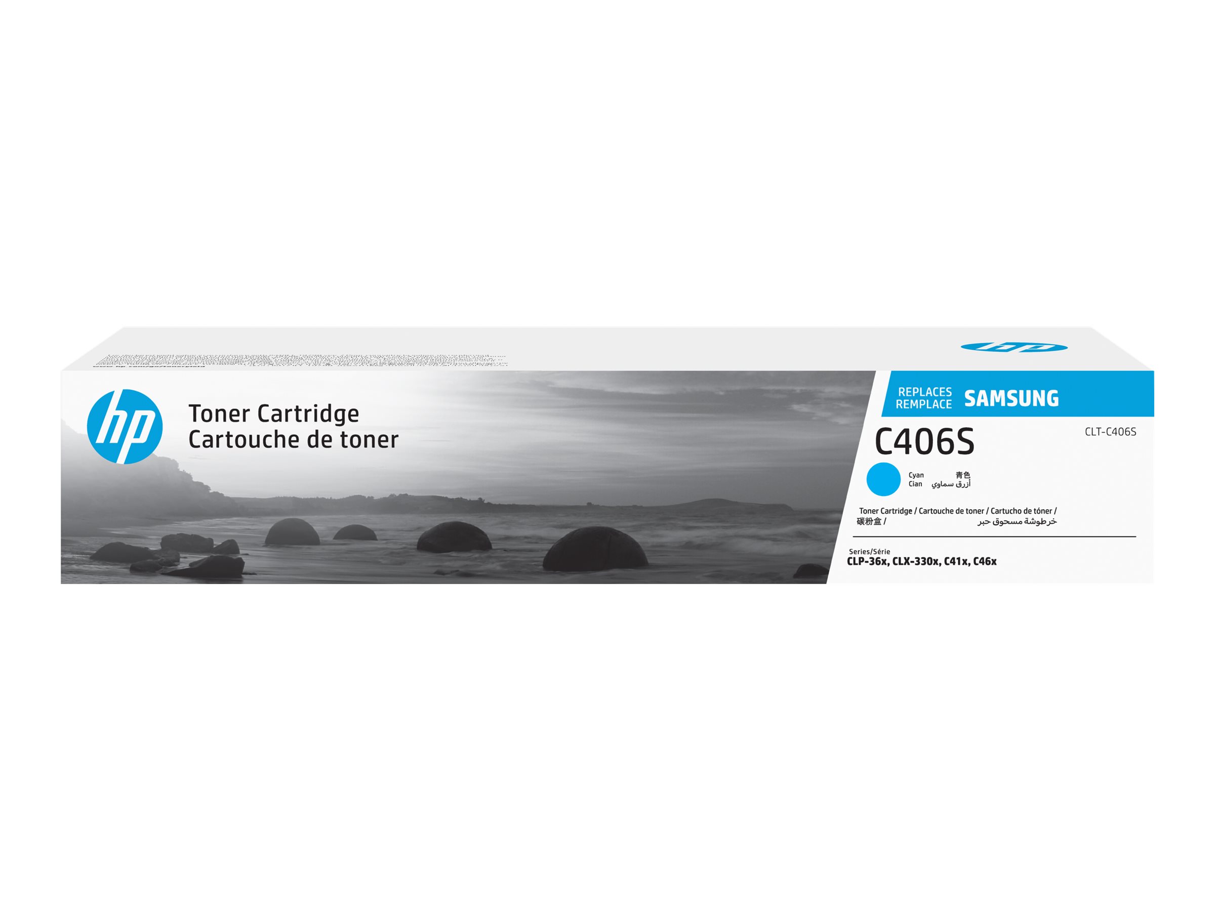 Samsung HP CLT-C406S - Cyan - original - Tonerpatrone (ST984A)