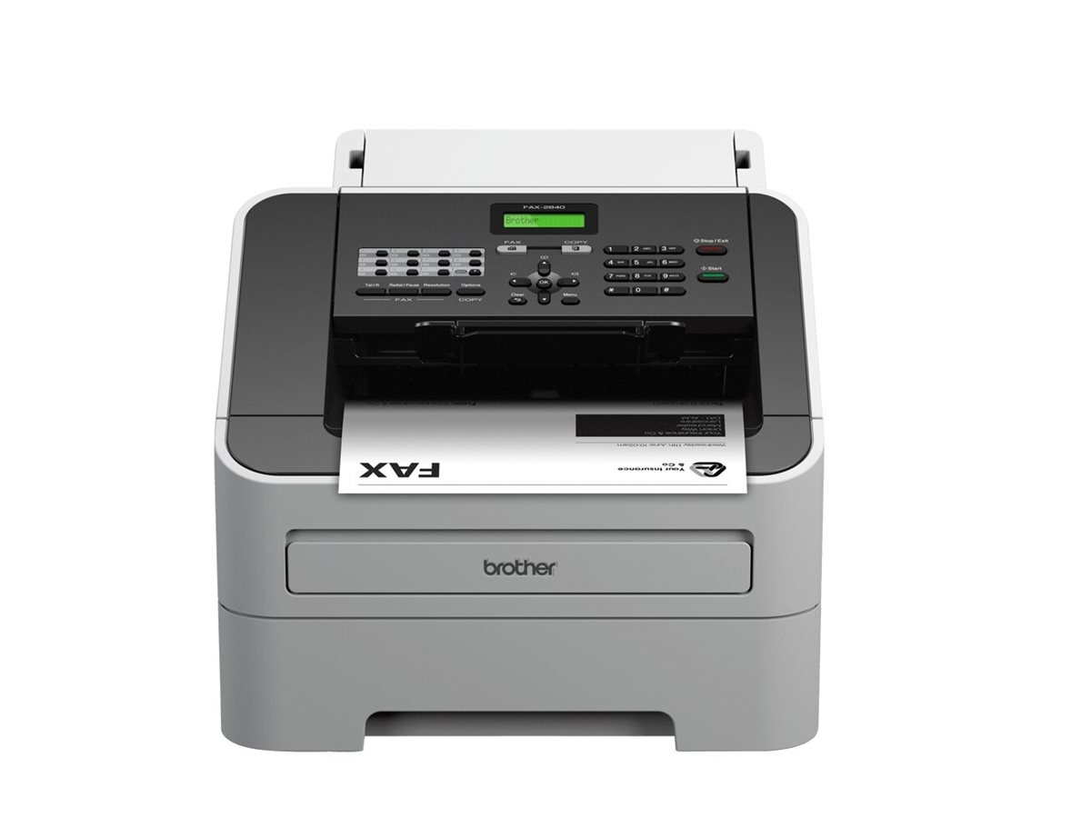 Brother FAX-2840 - Faxgerät / Kopierer - s/w - Laser - 215.9 x 355.6 mm (Original)