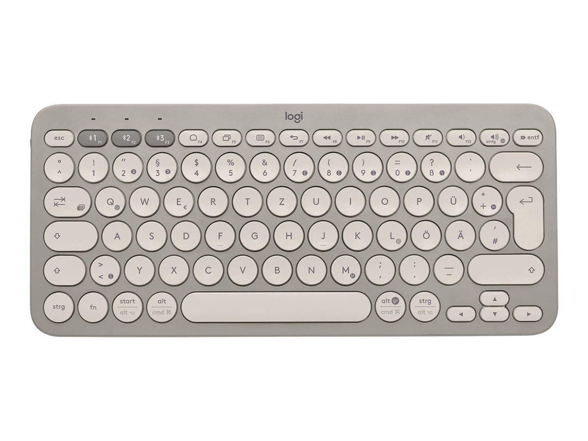 LOGI K380 Multi BT Keyboard - SAND (DEU) (920-011151)