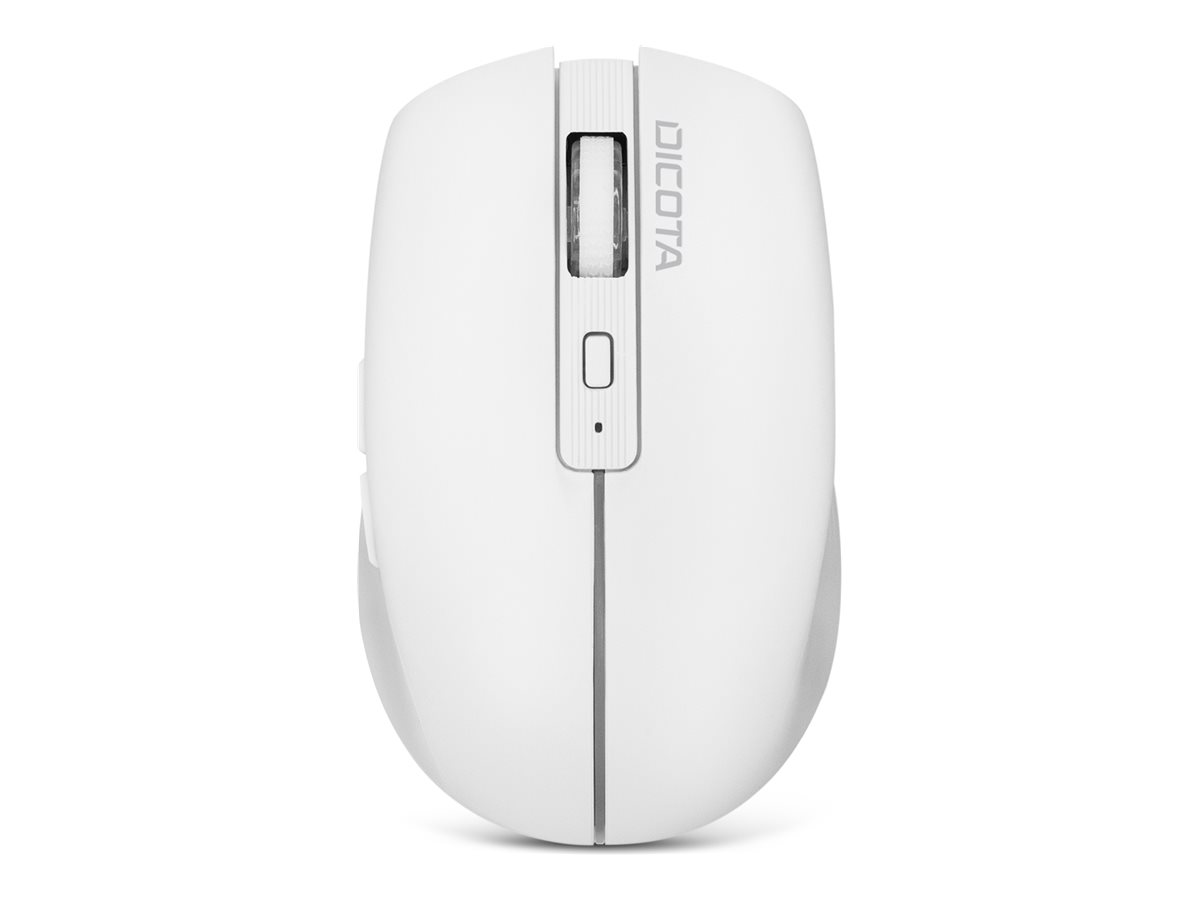 Dicota Notebook - Maus - 5 Tasten - kabellos - 2.4 GHz, Bluetooth - kabelloser Empfänger (USB)