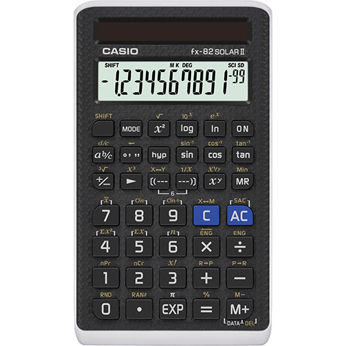 Casio fx-82SOLAR II - Wissenschaftlicher Taschenrechner, Ansicht 2