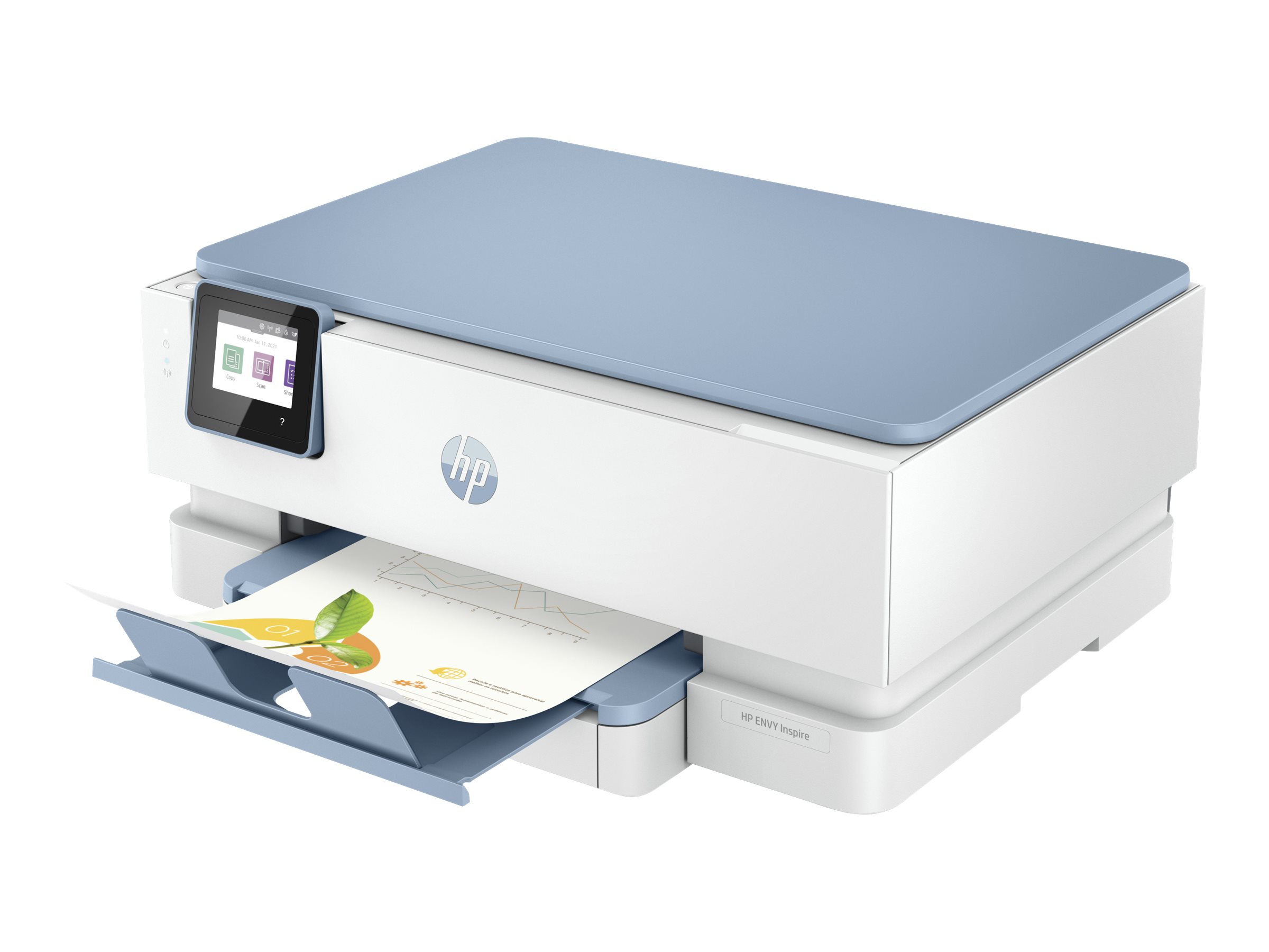 HP ENVY Inspire 7221e All-in-One - Multifunktionsdrucker - Farbe - Tintenstrahl - 216 x 297 mm (Original) - A4/Legal (Medien)