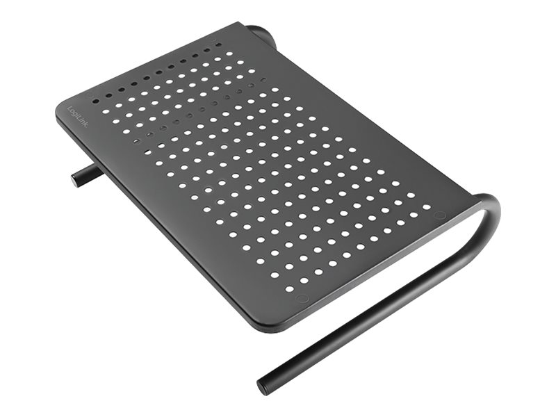 LogiLink Aufstellung - für Monitor/Notebook - Kunststoff, rostfreier Stahl, Aluminium - Bildschirmgröße: 33-81.3 cm, Ansicht 3