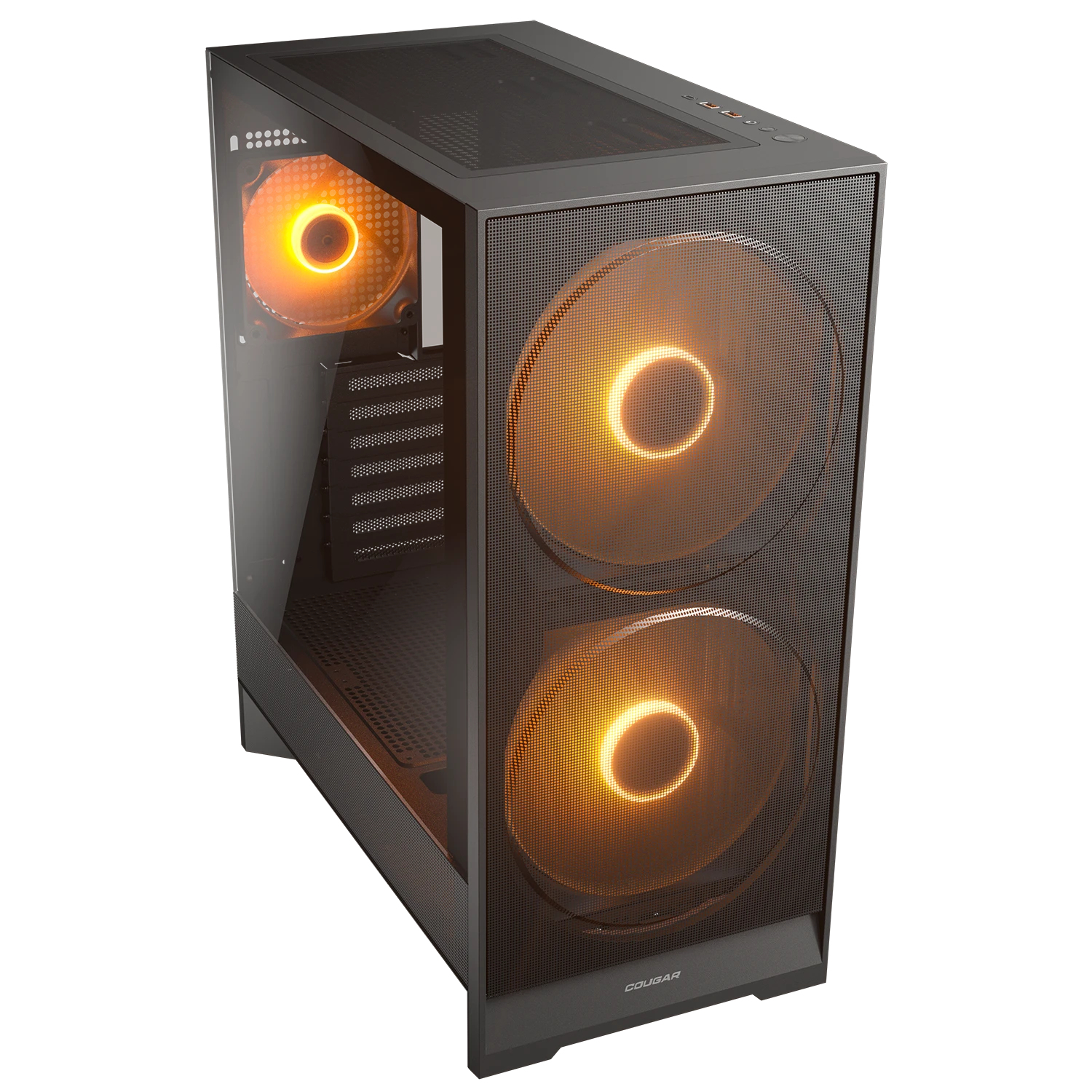 Cougar Gehäuse Midi-Tower Airface 180 ARGB Schwarz, Ansicht 3
