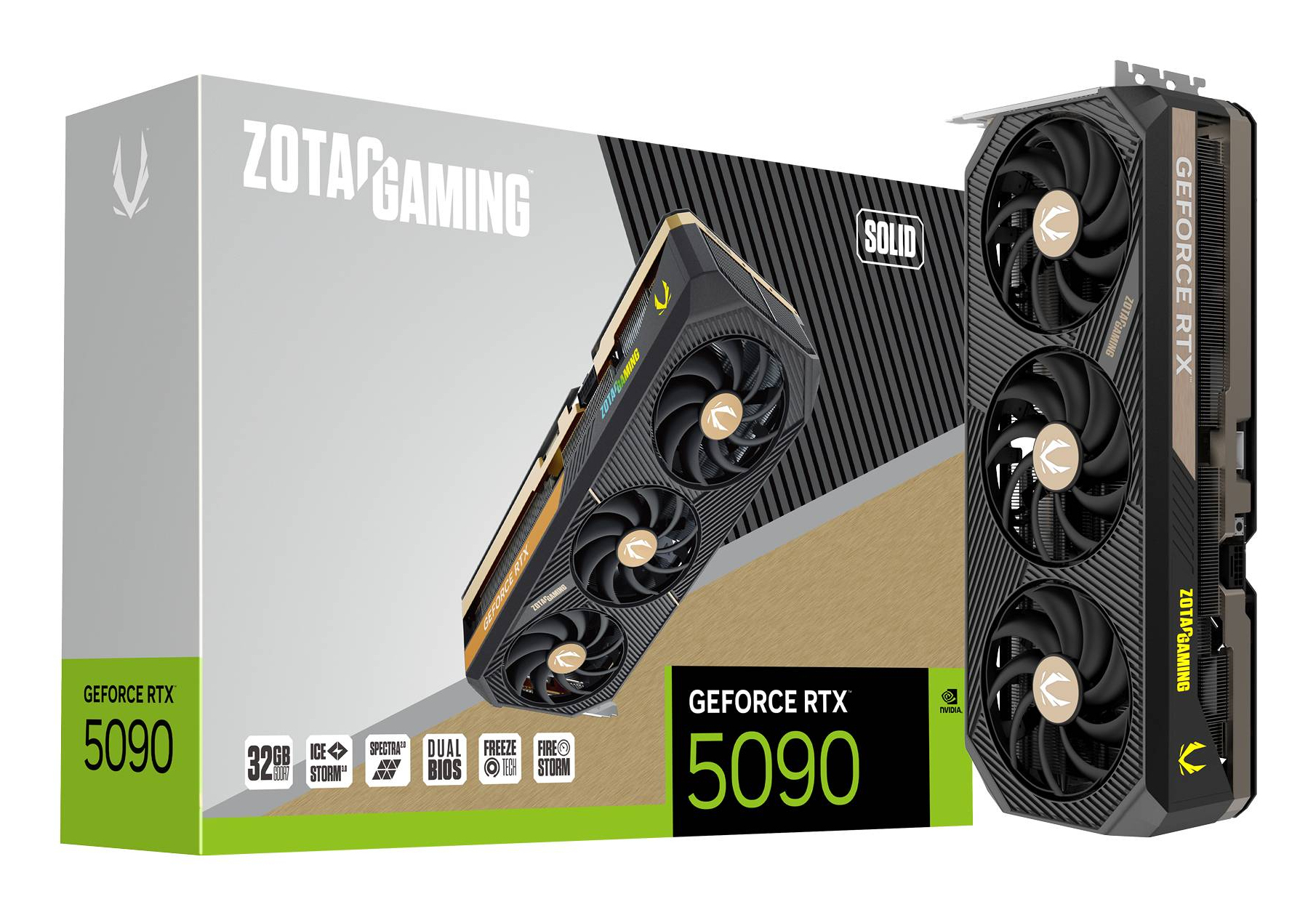 ZOTAC GAMING GeForce RTX 5090 SOLID - Grafikkarten, Ansicht 3