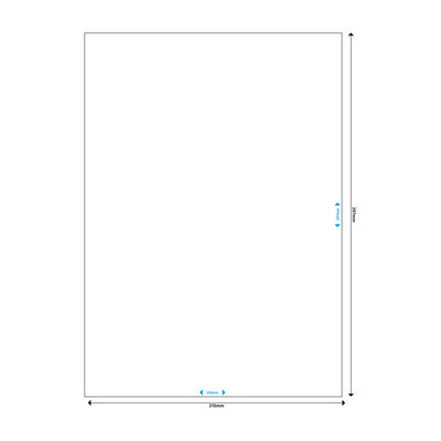 MEDIARANGE Matt - permanenter Klebstoff - Mattes Weiß - A4 (210 x 297 mm), Ansicht 2
